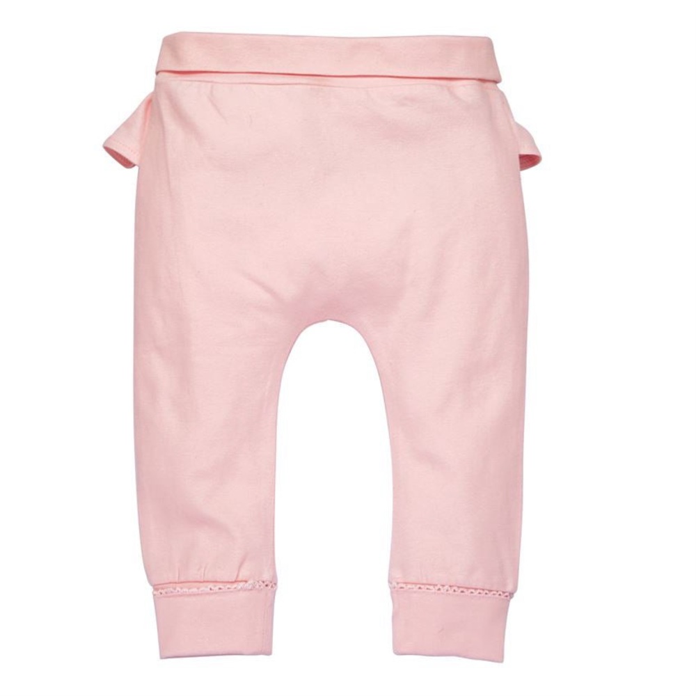 Mud Pie Soft Pink Baby Leggings With Ruffle